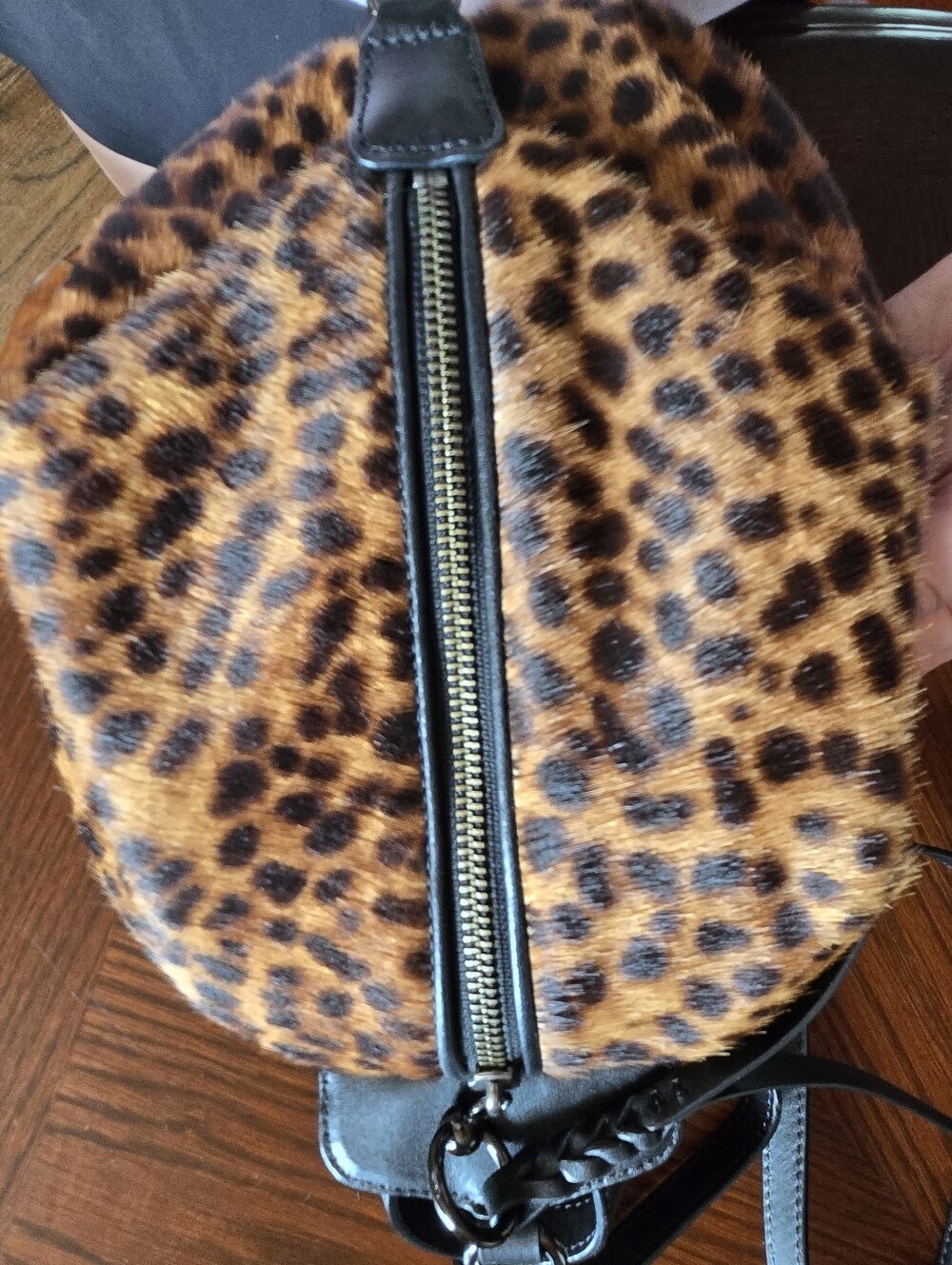 Rebecca Minkoff Leopard Crossbody/Backpack - Picture 3 of 5